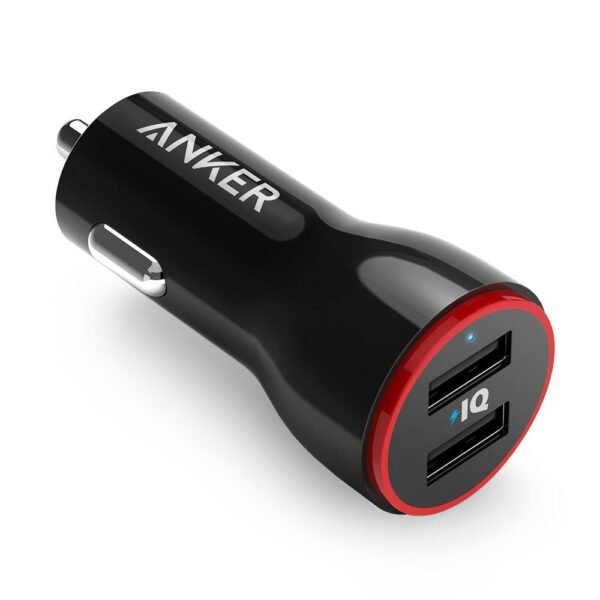 Anker PowerDrive 2 – 4.8A / 24W 2-Port USB Car Charger with PowerIQ A2310H11