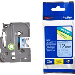 Brother TZE-531 12mm Black on Blue Label Printer tape