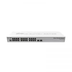 CRS326-24G-2S+RM Mikrotik 24 Gigabit port switch with 2 x SFP+ Ports
