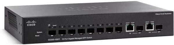 Cisco SG300-10SFP 10-port Gigabit Managed SFP Switch