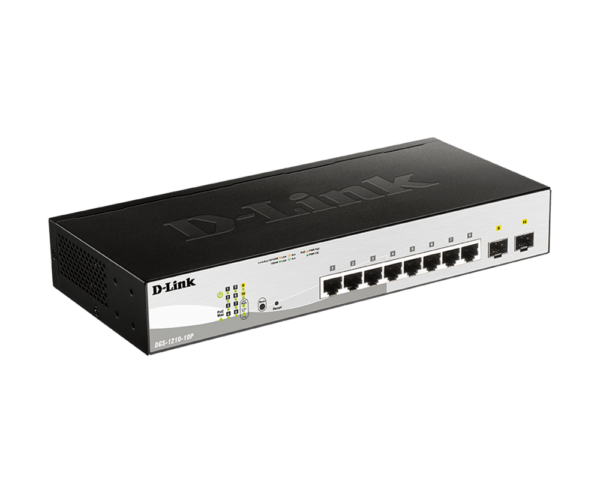 D-Link DGS 1210-10P 10 Ports Web POE Smart Switch