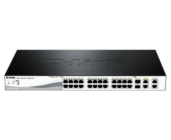 D-Link DES-1210-28P 24-Port Fast Ethernet PoE Switch