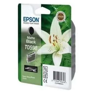 Epson T0598 UltraChrome K3 Matte Black Ink Cartridge (T059840)