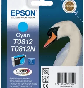 Epson T0812 Cyan Ink Cartridge (High Capacity)