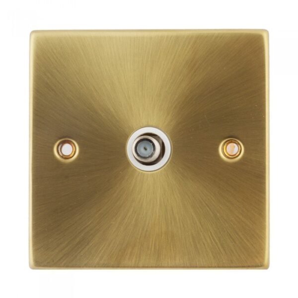 Gold Television Socket