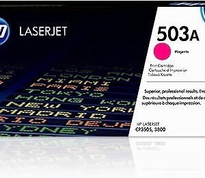 HP 503A Magenta Toner Cartridge | Works with HP Color LaserJet 3800, CP3505 Series | Q7583A