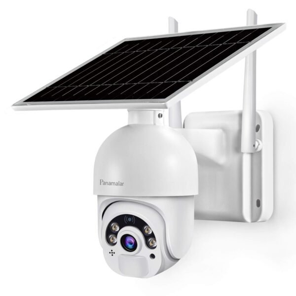 Solar Powered 4G GSM PTZ 360 IP Camera