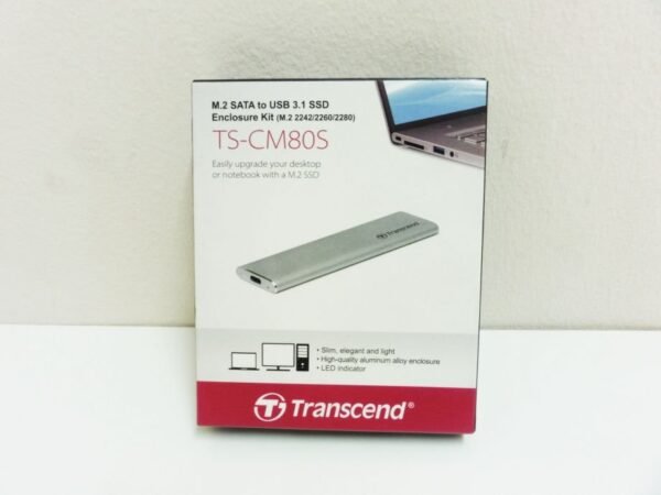 TRANSCEND ENCLOSURE M.2 SATA TS-CM80S
